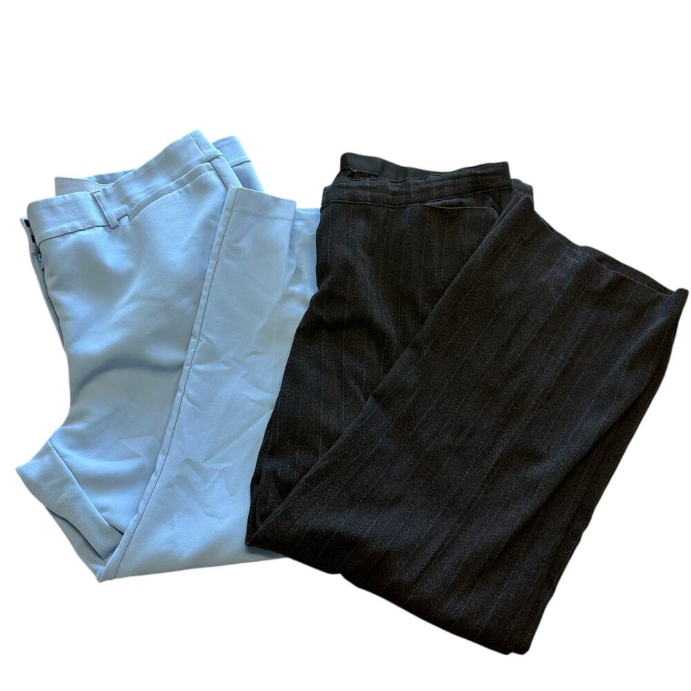 Lane Bryant Pants Womens Size 20 Bundle Blue Black Professional Office Work Play